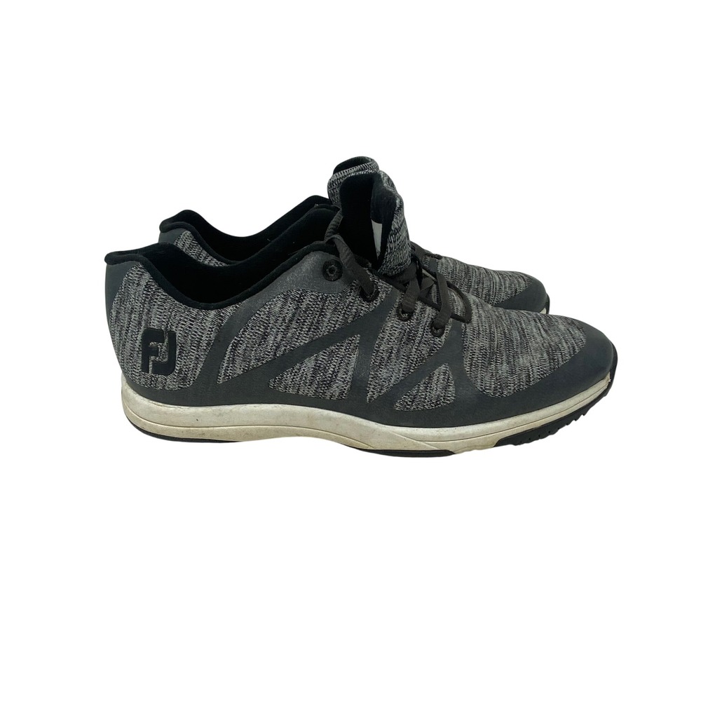 FootJoy SuperFlex Grey Black Spikeless Golf Shoes Mens 7 M 92904